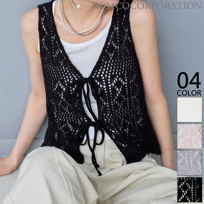 Openwork Knit Pullover — Summer Breathable Design