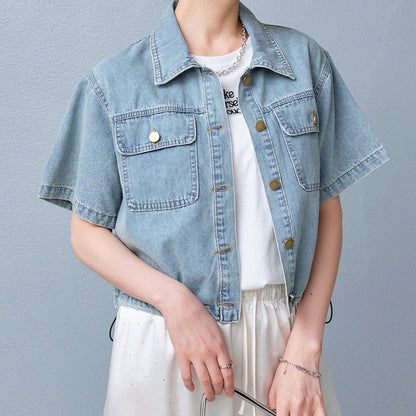 Cropped Tailored Jacket — Structured Short Length