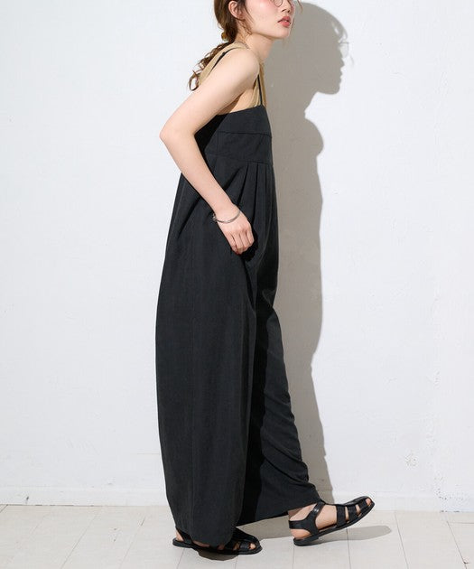 Petit Fleur Wide-Leg Salopette — Casual Jumpsuit